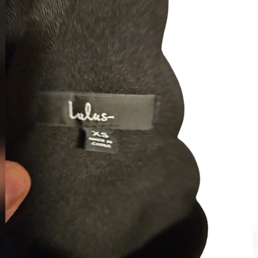Lulus Simple Black Dress Size XS - Picture 4 of 4